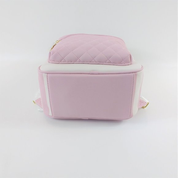 Luv Betsey Johnson Pink White Cat Backpack - Picture 6 of 9